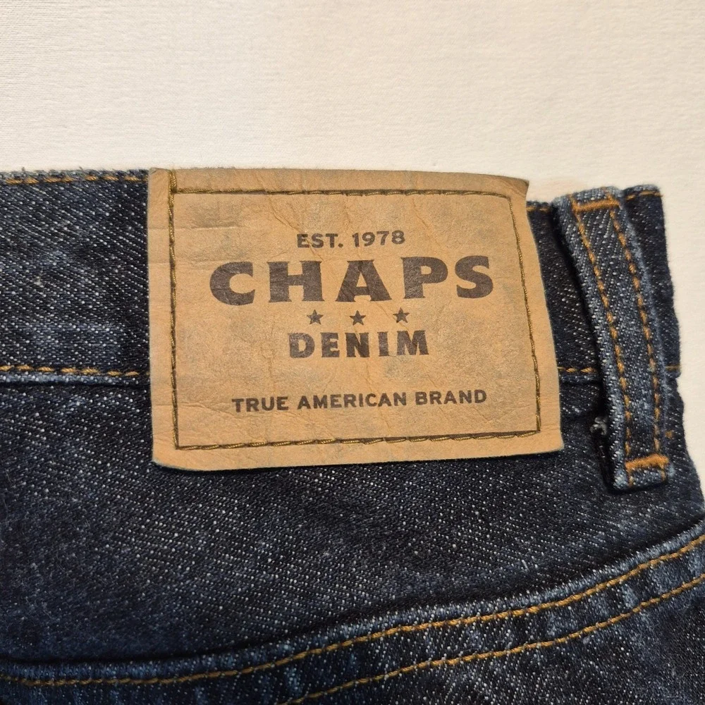 Chaps Denim Mens 32x30 Straight Jeans Quiet‎ Luxury Classic Americana Rugged